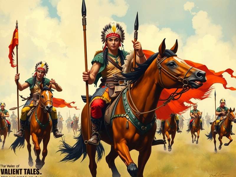 Valiant Tales Indian Warriors Traditional Art Styles